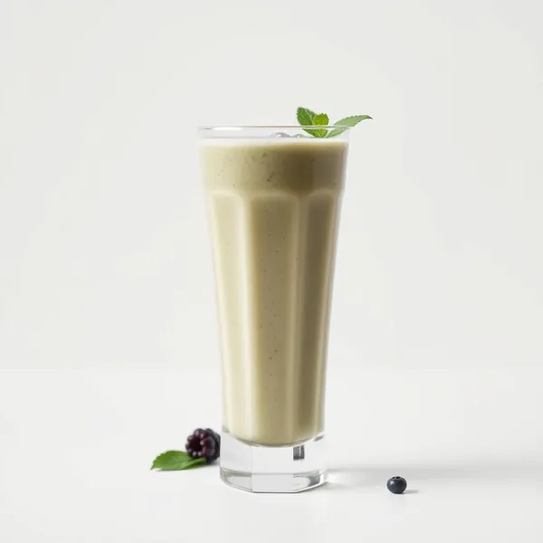 Smoothie de Riz avec Spiruline Froide