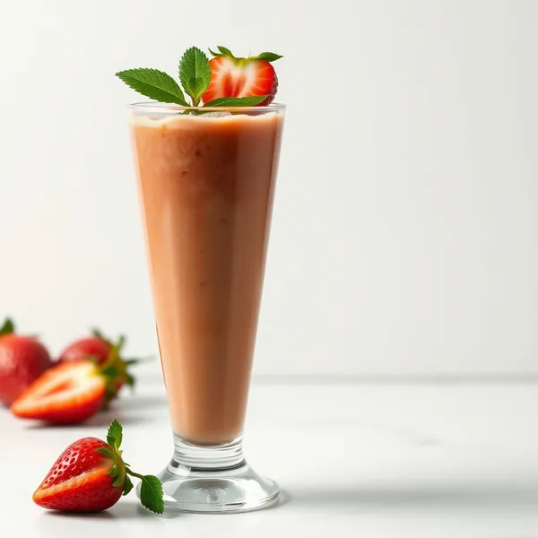Smoothie di Fragole e Caffè Freddo