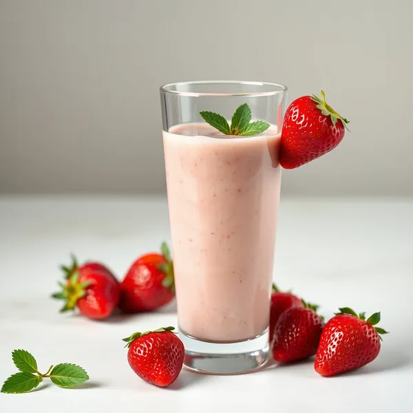Frullato di Kefir alle Fragole Freddo