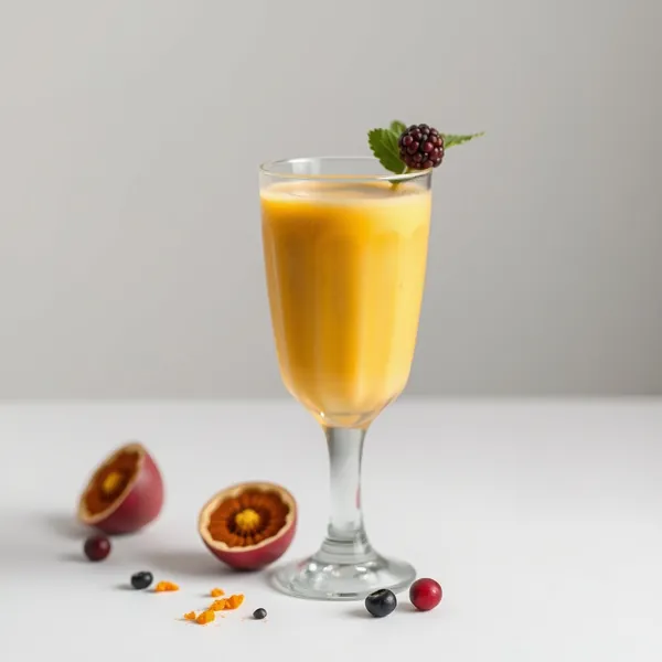 Chilled Turmeric Rice Milk Smoothie