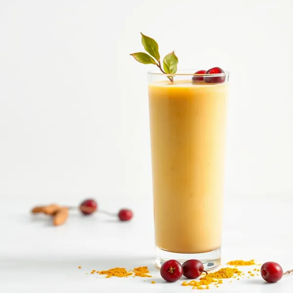 Chilled Turmeric Spelt Milk Smoothie