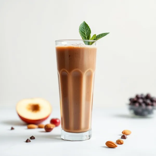 Smoothie Apfel Mandel Kokosmilch Schokolade