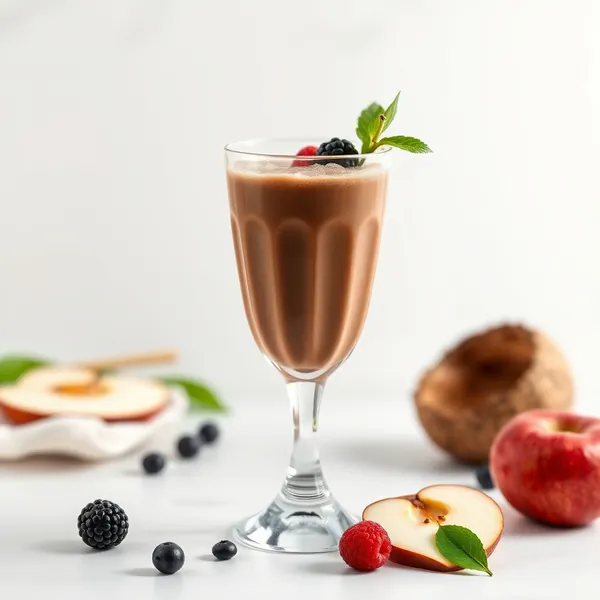 Frullato di Mela, Cocco e Cioccolato
