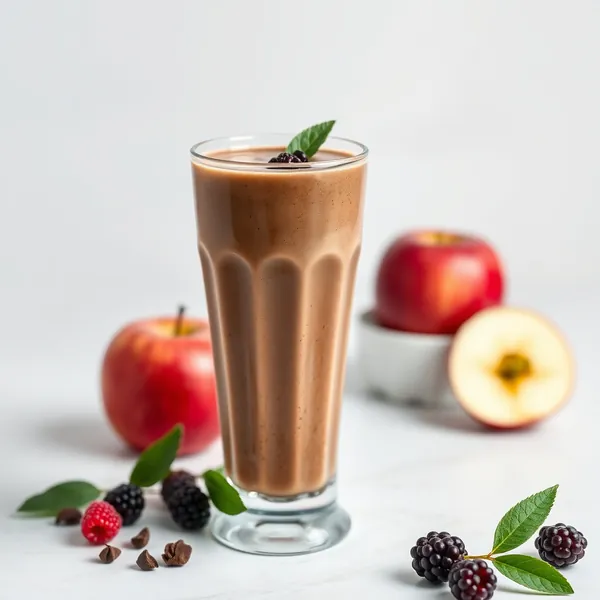 Smoothie di Caffè Freddo con Mela e Cioccolato