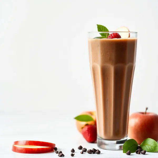 Chocolatey Apple Protein Shake Smoothie