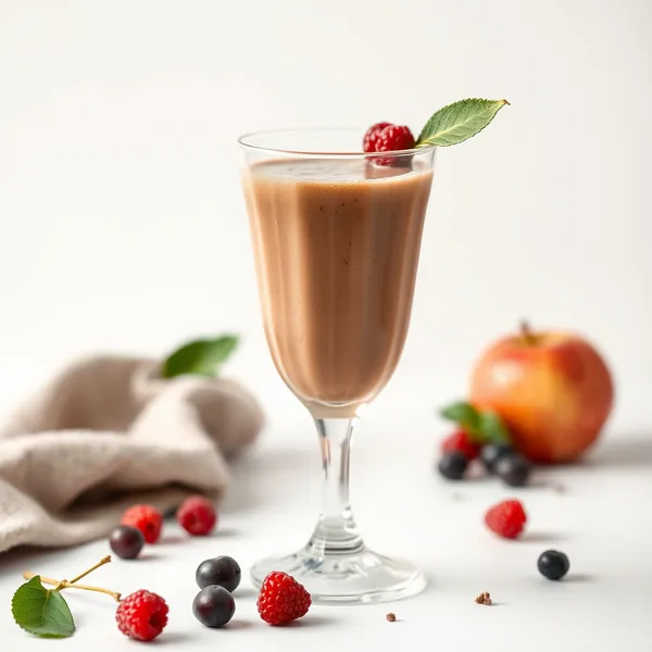 Smoothie di Mela, Cioccolato e Latte di Riso
