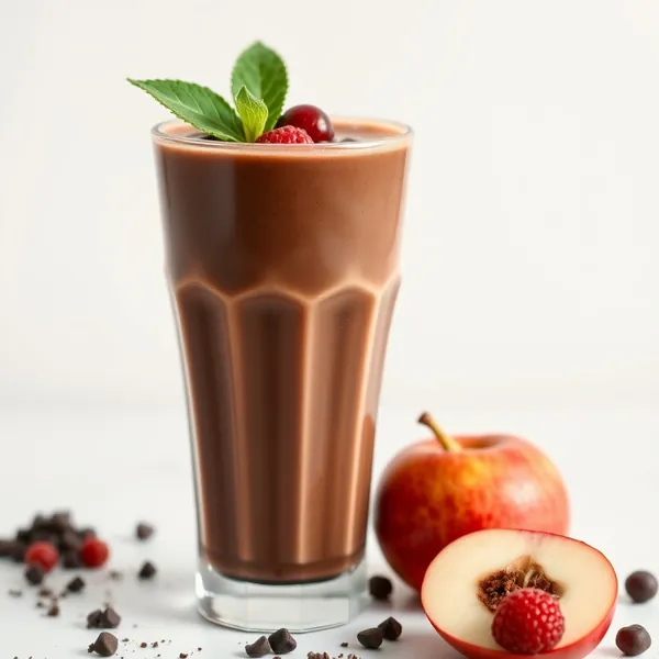 Chocolatey Cacao Powder Apple Juice Smoothie