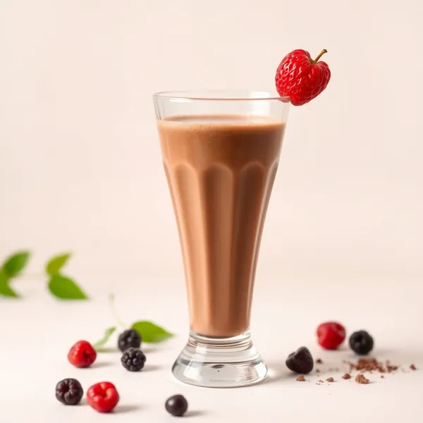 Smoothie de Yogurte Grego e Cacau