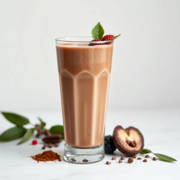 Smoothie de Cacau e Leite de Cânhamo
