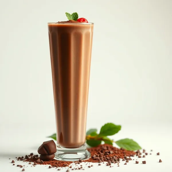 Smoothie de Leite de Soja e Cacau