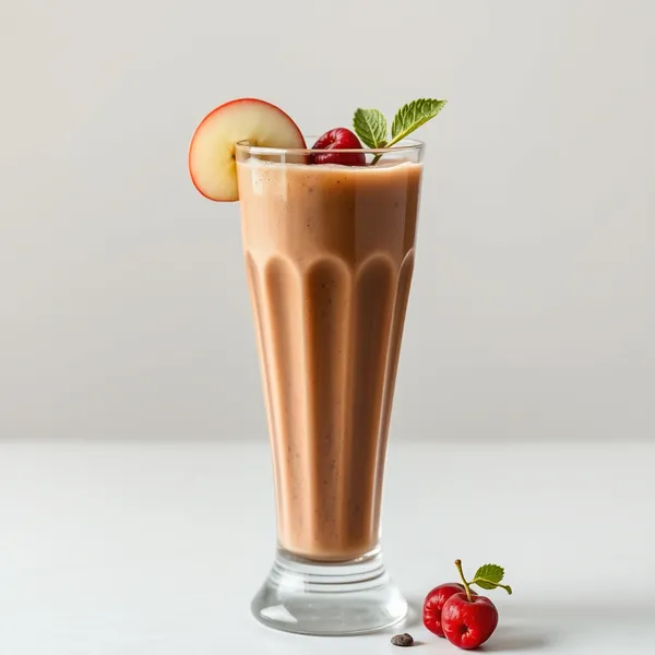 Smoothie de Maçã, Suco, Chocolate e Chia