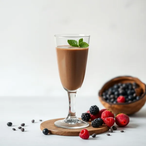 Smoothie Chocolat Chia Eau de Coco
