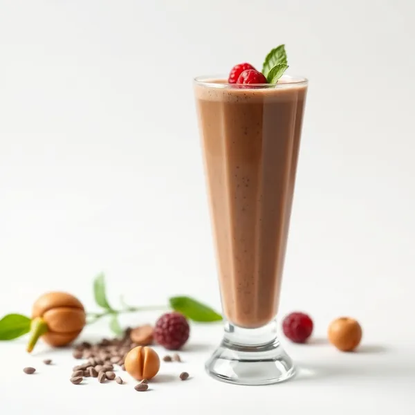 Chocolatey Chia Seed Hazelnut Milk Smoothie