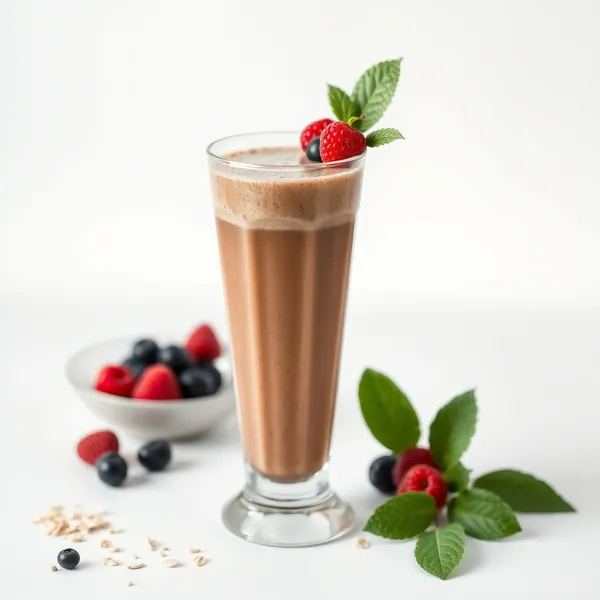 Smoothie de Leite de Aveia e Chia Chocolatado