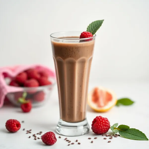 Batido de Soja con Chía y Chocolate