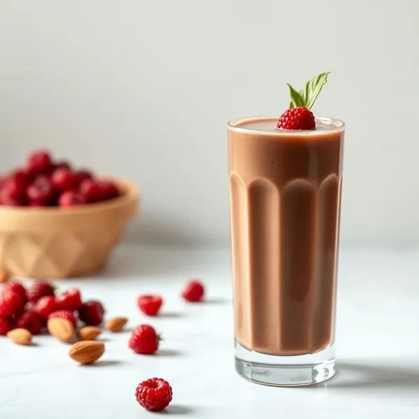 Smoothie de Amêndoa e Baya de Goji com Sabor a Chocolate