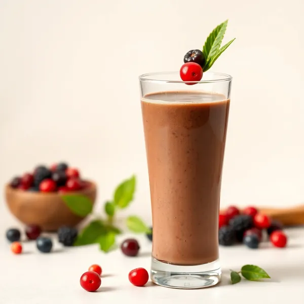 Chocolatey Goji Berry Hemp Milk Smoothie