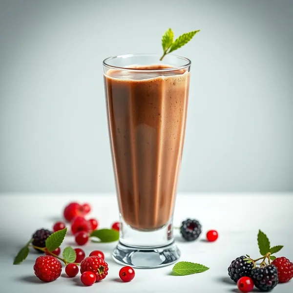 Smoothie di Cioccolato con Goji e Matcha