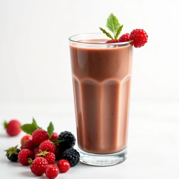 Schokoladiger Goji-Beeren-Proteinshake