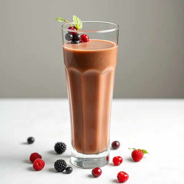 Smoothie de Soja com Goji e Chocolate