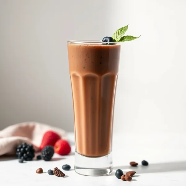 Smoothie al Caffè Freddo con Proteina al Cioccolato