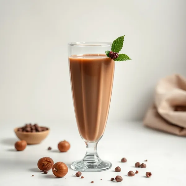 Batido de Proteína de Chocolate e Avelã
