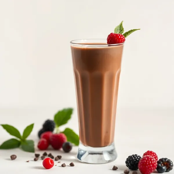 Smoothie de Leite de Espelta e Proteína de Chocolate