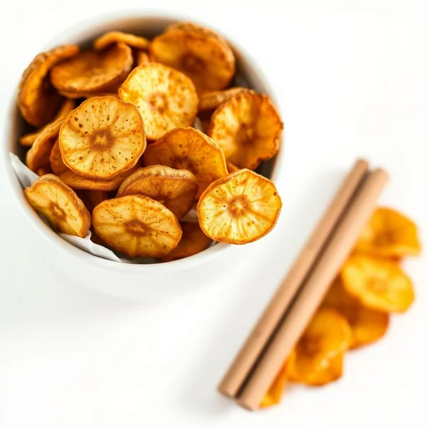 Cinnamon Spiced Banana Chips
