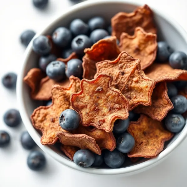 Cinnamon Spiced Blueberries Chips