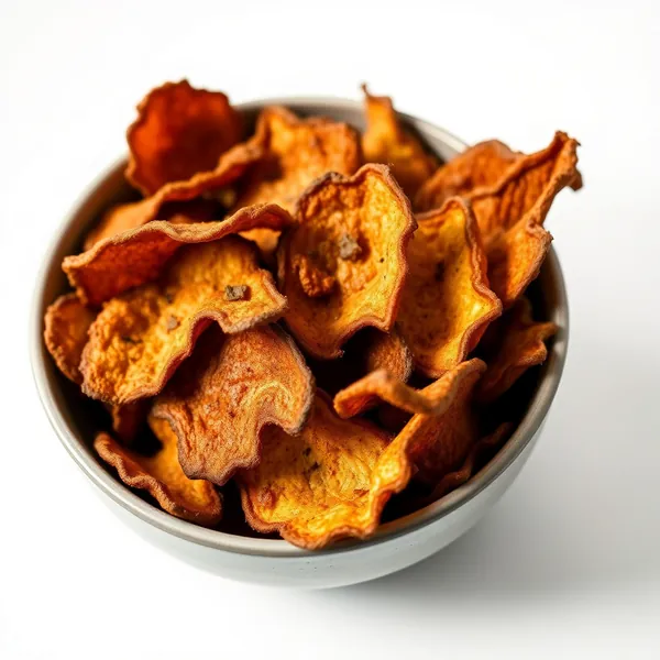 Chips de Banana Temperados com Canela