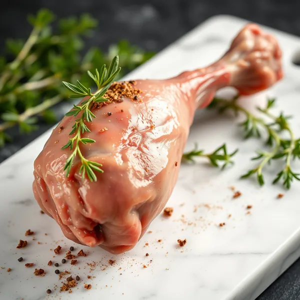 Confit Elk Drumstick