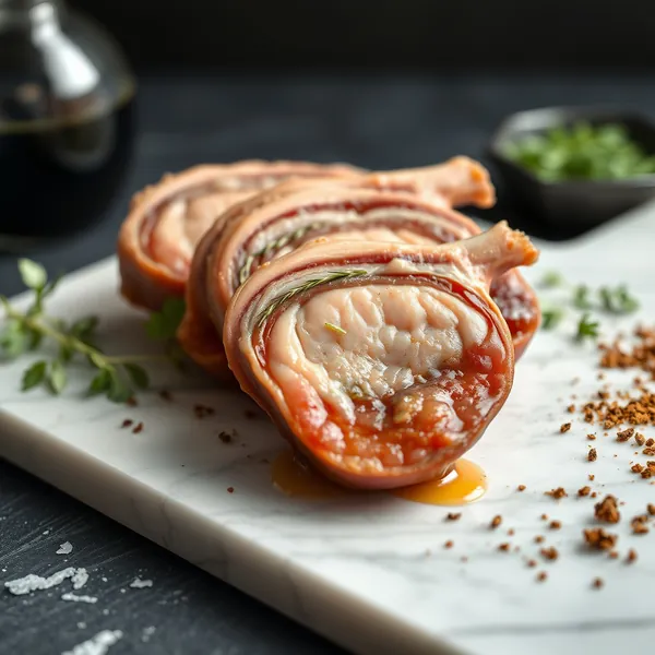 Confit de Mollejas de Cabra