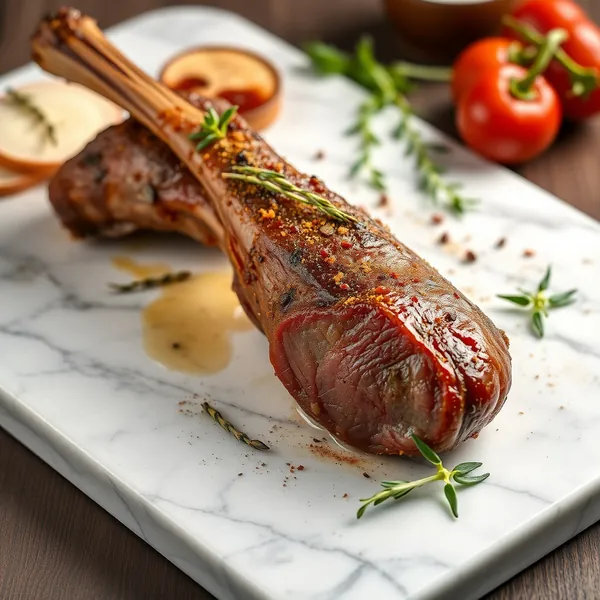 Confit aus Lammkeule