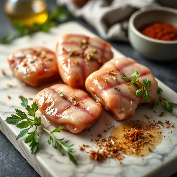 Confit aus Schweinedrüsen