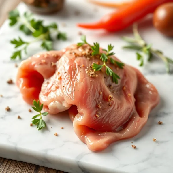 Schweinezunge Confit