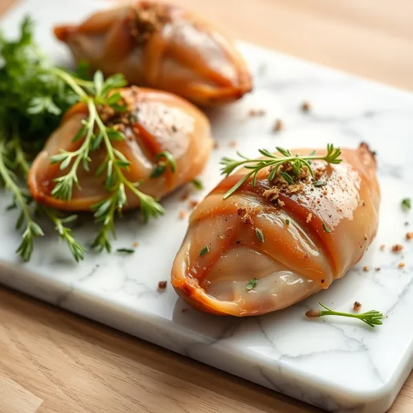 Peito de Codorna Confit