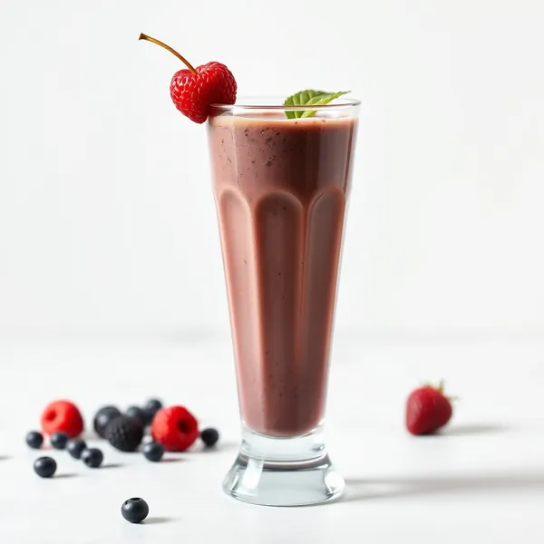 Smoothie Cremoso de Açaí y Café Frío