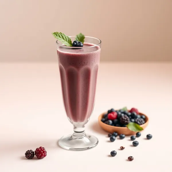 Batido Cremoso de Açaí e Leite de Cânhamo