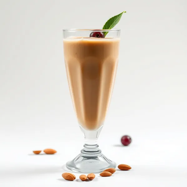 Smoothie Cremoso de Manteiga de Amêndoa e Café Frio