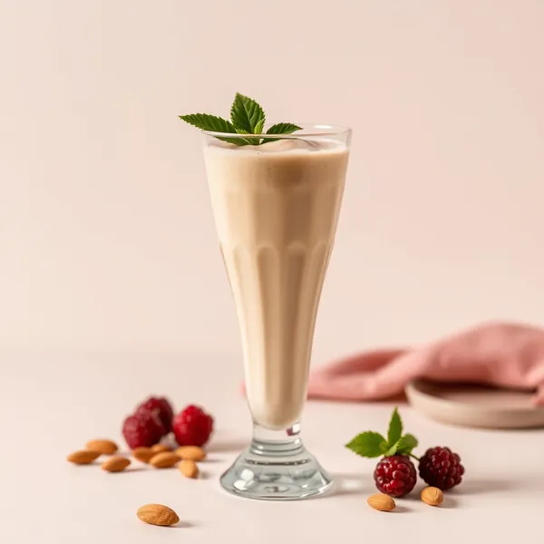 Smoothie Crémeux de Beurre d'Amande et Lait de Chanvre