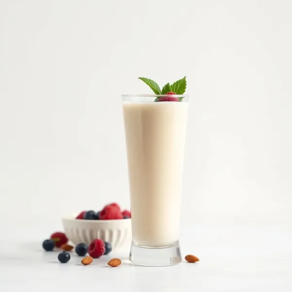 Smoothie Cremoso de Manteiga de Amêndoa e Kefir
