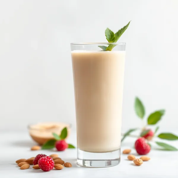 Creamy Almond Butter Macadamia Milk Smoothie