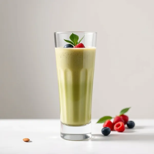 Smoothie Crémeux au Beurre d'Amande et Thé Matcha