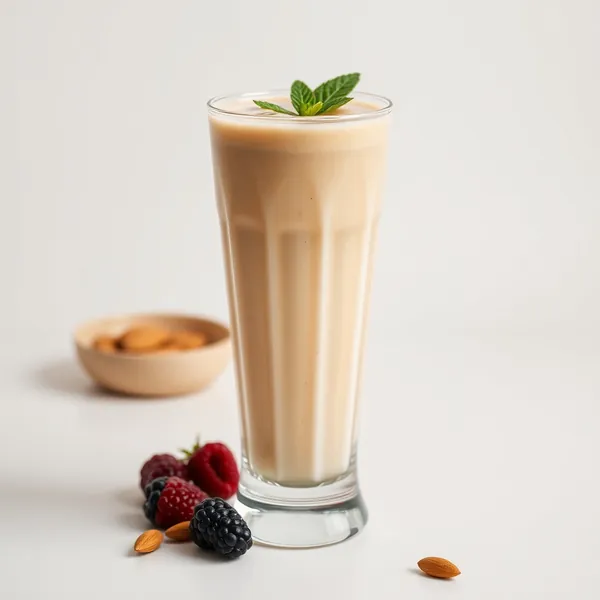 Creamy Almond Butter Spelt Milk Smoothie