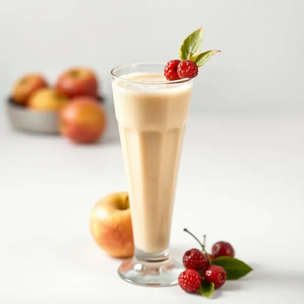Batido Cremoso de Suco de Maçã