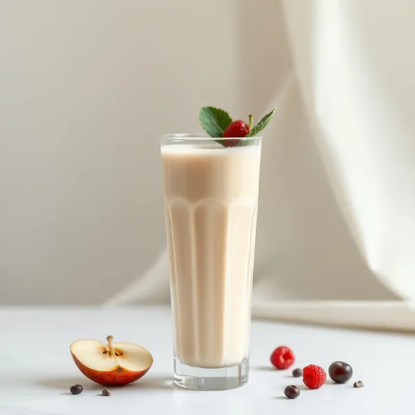 Cremiger Apfel-Hanfmilch-Smoothie