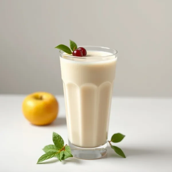 Cremiger Apfel Kefir Milch Smoothie