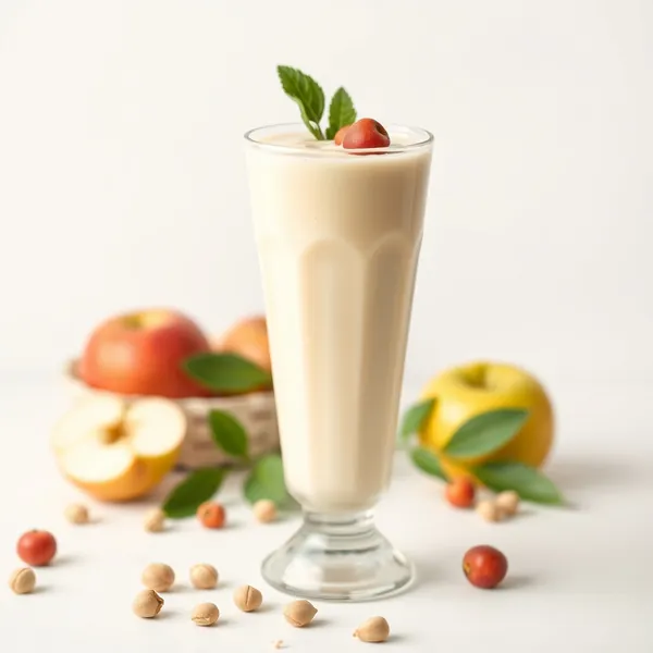 Creamy Apple Pistachio Milk Smoothie