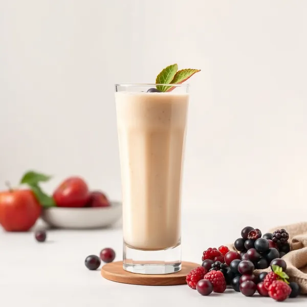 Creamy Apple Rice Milk Smoothie