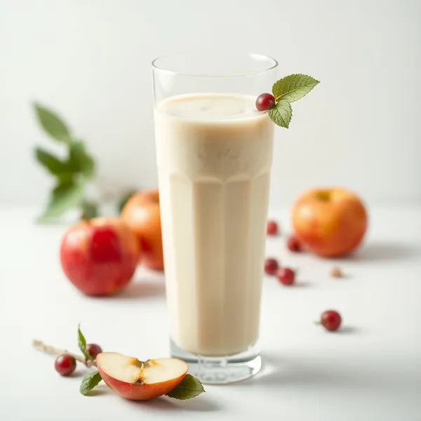 Batido Cremoso de Manzana y Leche de Espelta